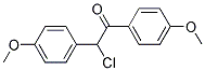 2-CHLORO-1,2-BIS-(4-METHOXY-PHENYL)-ETHANONE Struktur