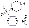 1-[(3-NITROPHENYL)SULFONYL]PIPERAZINE Struktur