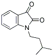 1-(3-METHYL-BUTYL)-1H-INDOLE-2,3-DIONE Struktur