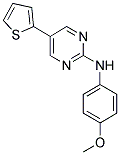 N-(4-METHOXYPHENYL)-5-THIEN-2-YLPYRIMIDIN-2-AMINE Struktur