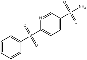 6-(PHENYLSULFONYL)PYRIDINE-3-SULFONAMIDE Struktur