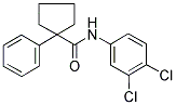 N-(3,4-DICHLOROPHENYL)(PHENYLCYCLOPENTYL)FORMAMIDE Struktur