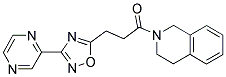 2-[1-OXO-3-(3-(PYRAZIN-2-YL)-1,2,4-OXADIAZOL-5-YL)PROPYL]-1,2,3,4-TETRAHYDROISOQUINOLINE Struktur