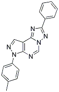 7-(4-METHYLPHENYL)-2-PHENYL-7H-PYRAZOLO[4,3-E][1,2,4]TRIAZOLO[1,5-C]PYRIMIDINE Struktur