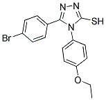 5-(4-BROMO-PHENYL)-4-(4-ETHOXY-PHENYL)-4H-[1,2,4]TRIAZOLE-3-THIOL Struktur