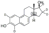 17BETA-DIHYDROEQUILIN-2,4,16,16,17-D5 Struktur