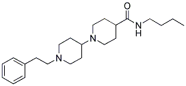 N-BUTYL-1-(1-(2-PHENYLETHYL)PIPERIDIN-4-YL)PIPERIDINE-3-CARBOXAMIDE Struktur