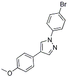 1-(4-BROMOPHENYL)-4-(4-METHOXYPHENYL)-1H-PYRAZOLE Struktur