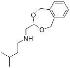 (5,9-DIHYDRO-6,8-DIOXA-BENZOCYCLOHEPTEN-7-YLMETHYL)-(3-METHYL-BUTYL)-AMINE Struktur