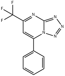 7-PHENYL-5-(TRIFLUOROMETHYL)[1,2,3,4]TETRAAZOLO[1,5-A]PYRIMIDINE Struktur