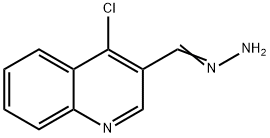 4-CHLORO-3-QUINOLINECARBALDEHYDE HYDRAZONE Struktur