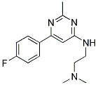 N'-[6-(4-FLUOROPHENYL)-2-METHYLPYRIMIDIN-4-YL]-N,N-DIMETHYLETHANE-1,2-DIAMINE Struktur