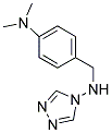 N-(4-(DIMETHYLAMINO)BENZYL)-4H-1,2,4-TRIAZOL-4-AMINE Struktur