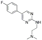 N'-[5-(4-FLUOROPHENYL)PYRIMIDIN-2-YL]-N,N-DIMETHYLETHANE-1,2-DIAMINE Struktur