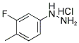 3-FLUORO-4-METHYLPHENYLHYDRAZINE HYDROCHLORIDE Struktur