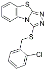 3-[(2-CHLOROBENZYL)THIO][1,2,4]TRIAZOLO[3,4-B][1,3]BENZOTHIAZOLE Struktur