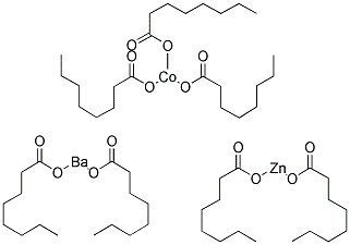 COBALT/BARIUM/ZINC OCTOATE BLENDS Struktur