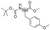 BOC-O-METHYL-L-TYROSINE METHYL ESTER Struktur