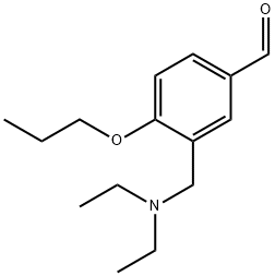 3-DIETHYLAMINOMETHYL-4-PROPOXY-BENZALDEHYDE Struktur