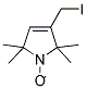 3-ヨードメチル-(1-オキシ-2,2,5,5-テトラメチルピロリン) 化學(xué)構(gòu)造式