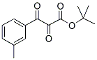 2,3-DIOXO-3-M-TOLYL-PROPIONIC ACID TERT-BUTYL ESTER Struktur