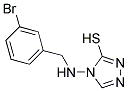 4-((3-BROMOBENZYL)AMINO)-4H-1,2,4-TRIAZOLE-3-THIOL Struktur