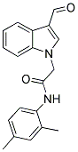 N-(2,4-DIMETHYL-PHENYL)-2-(3-FORMYL-INDOL-1-YL)-ACETAMIDE Struktur