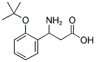 3-AMINO-3(2-T-BUTOXYPHENYL)PROPIONIC ACID Struktur