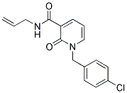 N-ALLYL-1-(4-CHLOROBENZYL)-2-PYRIDONE-3-CARBOXAMIDE Struktur