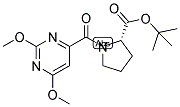 (S)-[(2,6-DIMETHOXYPYRIMIDIN-4-YL)CARBONYL]PROLINE, TERT-BUTYL ESTER Struktur