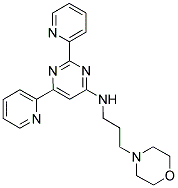 (2,6-DI-PYRIDIN-2-YL-PYRIMIDIN-4-YL)-(3-MORPHOLIN-4-YL-PROPYL)-AMINE Struktur