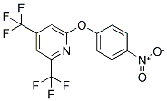 4-[2,4-BIS(TRIFLUOROMETHYL)PYRIDIN-6-YLOXY]NITROBENZENE Struktur