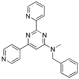 N-BENZYL-N-METHYL-2-PYRIDIN-2-YL-6-PYRIDIN-4-YLPYRIMIDIN-4-AMINE Struktur