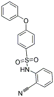 N-(2-CYANOPHENYL)-4-PHENOXYBENZENESULFONAMIDE Struktur