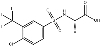 ALANINE, N-[[4-CHLORO-3-(TRIFLUOROMETHYL)PHENYL]SULFONYL]- price.