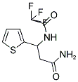 3-(2-THIENYL)-3-[(2,2,2-TRIFLUOROACETYL)AMINO]PROPANAMIDE Struktur