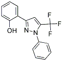 2-[1-PHENYL-5-(TRIFLUOROMETHYL)-1H-PYRAZOL-3-YL]PHENOL Struktur