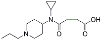 4-(CYCLOPROPYL(1-PROPYLPIPERIDIN-4-YL)AMINO)-4-OXO-(2Z)-BUTENOIC ACID Struktur