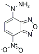 4-(1-METHYLHYDRAZINO)-7-NITROBENZOFURAZAN Struktur