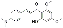 4',6'-DIMETHOXY-4-DIMETHYLAMINO-2'-HYDROXYCHALCONE Struktur