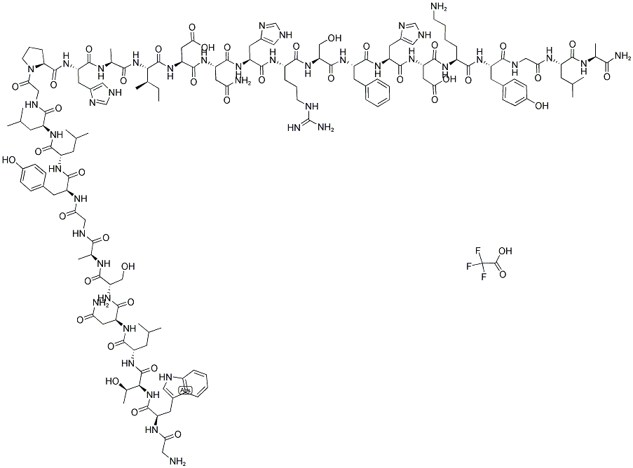 [D-TRP2]-GALANIN FRAGMENT 1-29 HUMAN TRIFLUOROACETATE SALT Struktur