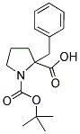 BOC-ALPHA-BENZYL-(D,L)-PROLINE Struktur