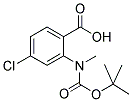 2-(TERT-BUTOXYCARBONYL-METHYL-AMINO)-4-CHLORO-BENZOIC ACID Struktur