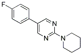 5-(4-FLUOROPHENYL)-2-PIPERIDIN-1-YLPYRIMIDINE Struktur