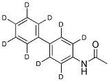 4-ACETAMIDODIPHENYL-D9 (RINGS-D9) Struktur