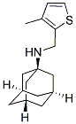 N-((3-METHYLTHIEN-2-YL)METHYL)ADAMANTAN-1-AMINE Struktur