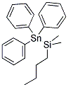 TRIPHENYLSTANNYL BUTYL DIMETHYL SILANE Struktur