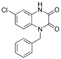 1-BENZYL-6-CHLORO-1,4-DIHYDROQUINOXALINE-2,3-DIONE Struktur