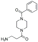 3-AMINO-1-(4-BENZOYL-PIPERAZIN-1-YL)-PROPAN-1-ONE Struktur