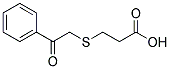 3-((2-OXO-2-PHENYLETHYL)THIO)PROPANOIC ACID Struktur